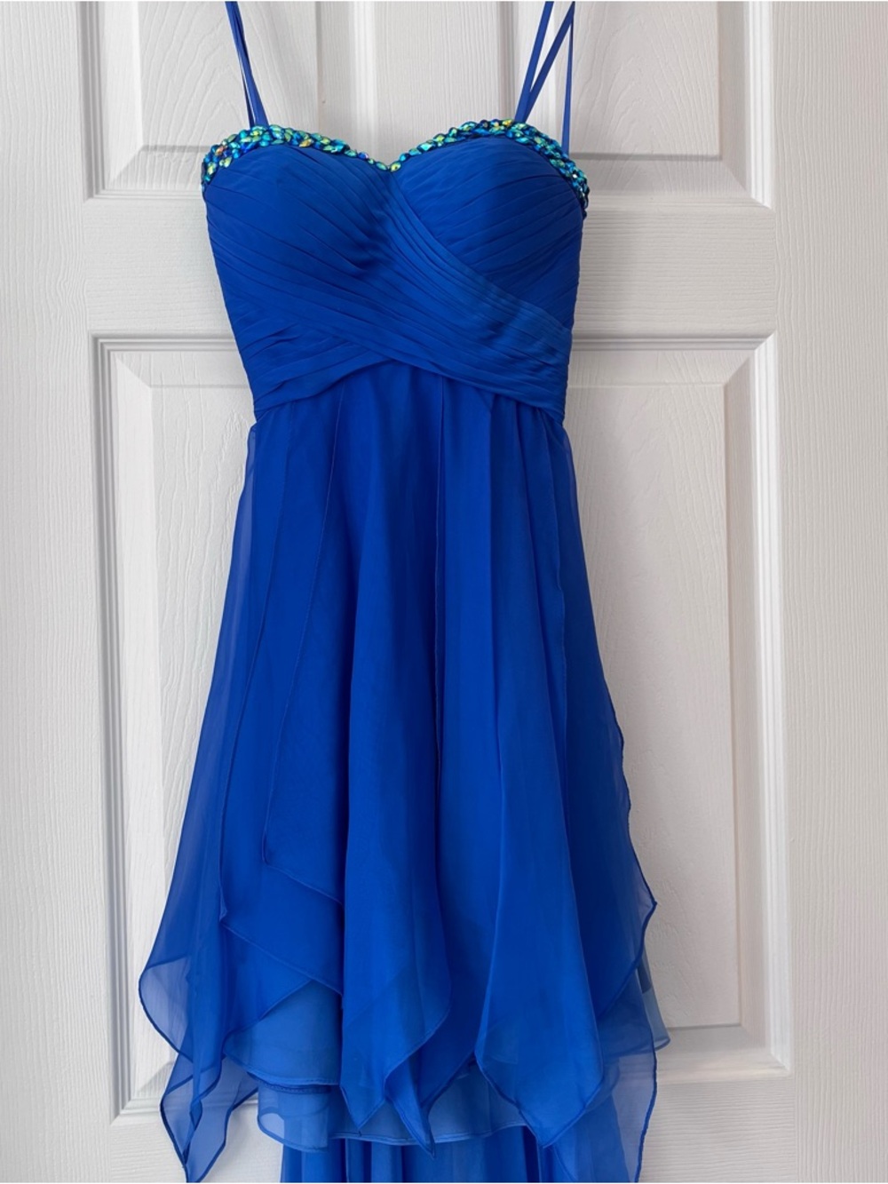 Prom dress🩷 Gorgeous La Femme strapless dress.